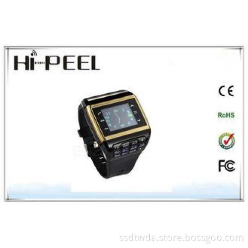 Fashion GSM Dual SIM Card Wrist Cellphone , 2G GPRS Cell Ph